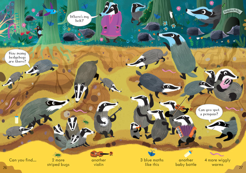 Look and Find Puzzles: In the Forest