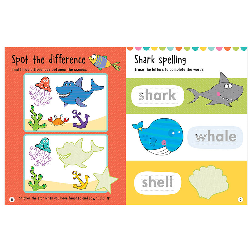 Big Stickers for Little Hands Super Sharks