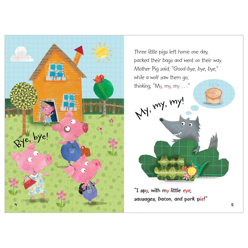 Reading with Phonics Three Little Pigs