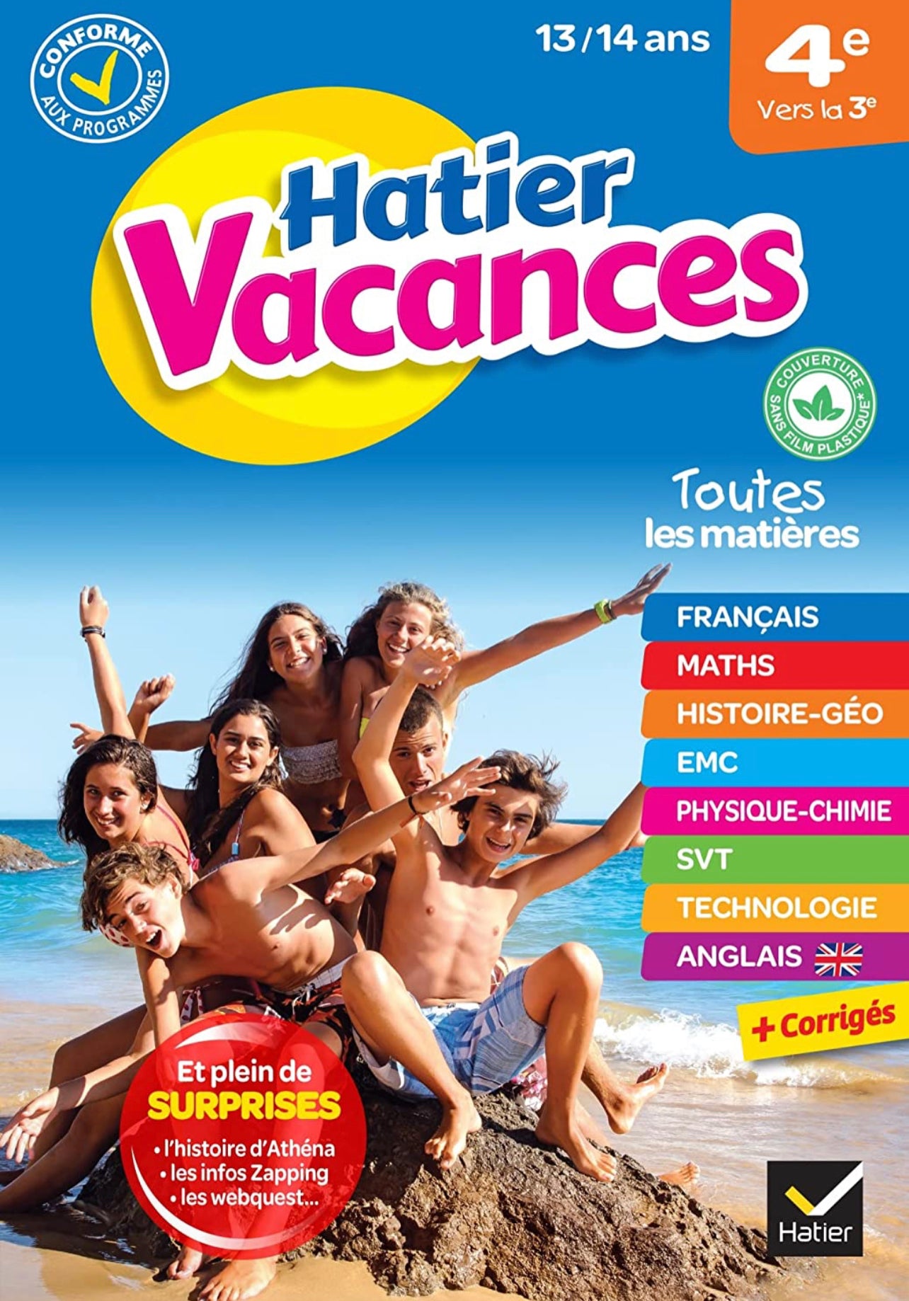 Hatier Vacances - 4e vers la 3e - 13/14 ans