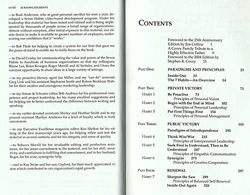 The 7 Habits of Highly effective People