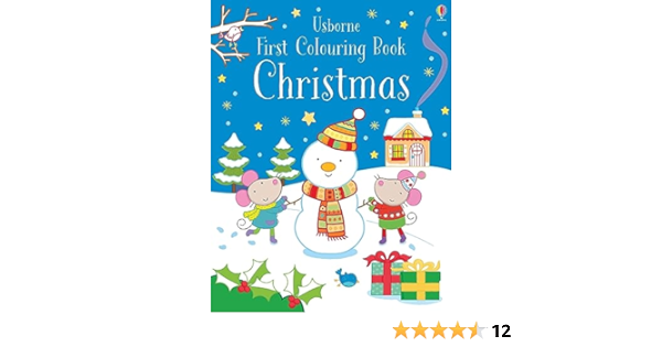 First colouring book Christmas