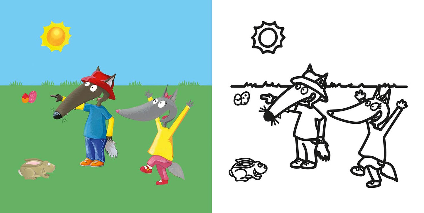 Auzou - Mes Premiers coloriages p'tit loup