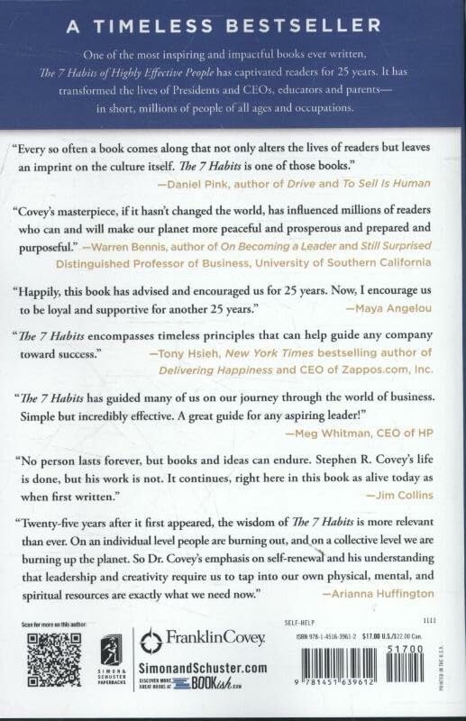 The 7 Habits of Highly effective People