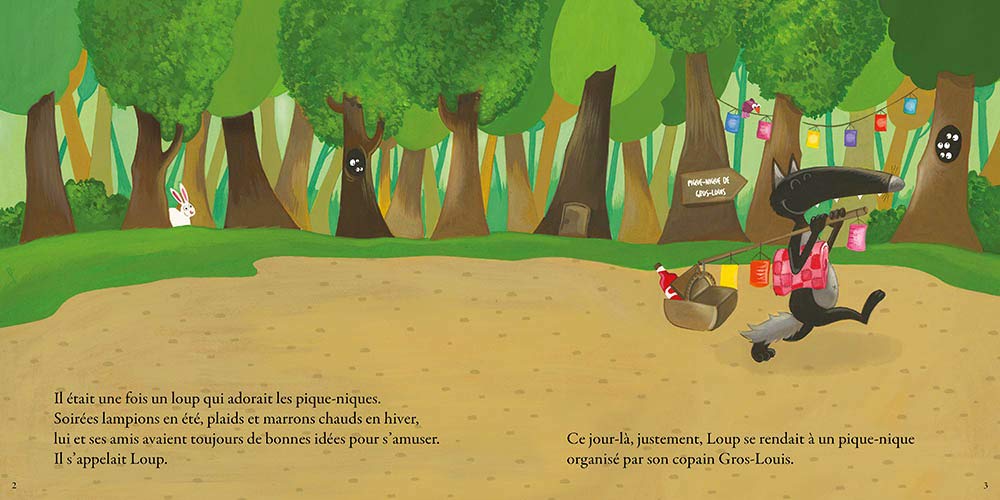 Le loup qui avait un nouvel ami