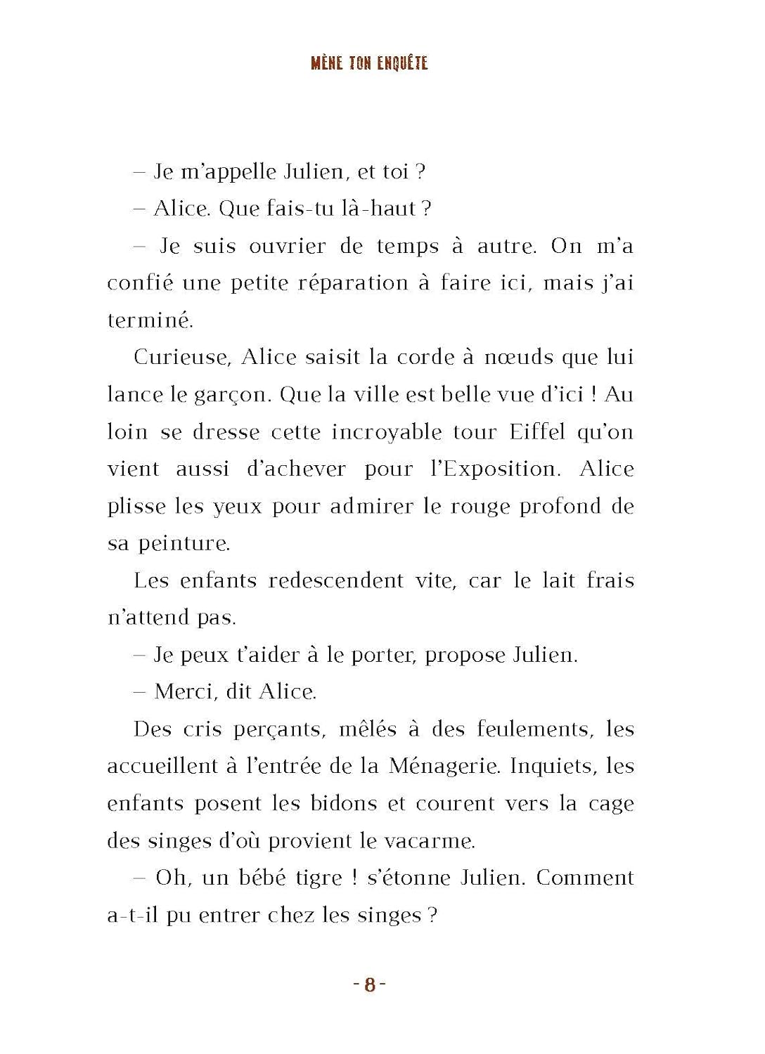 Mène ton enquête fleurus - Menace sur la tour Eiffel