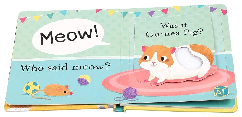 Lift The Flap/Touch and Feel Book - Who Said Woof