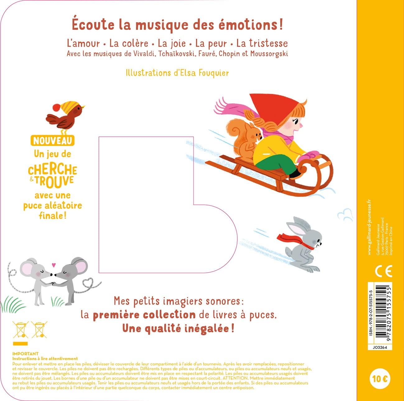 Gallimard Jeunesse Musique - Mes Emotions en musique