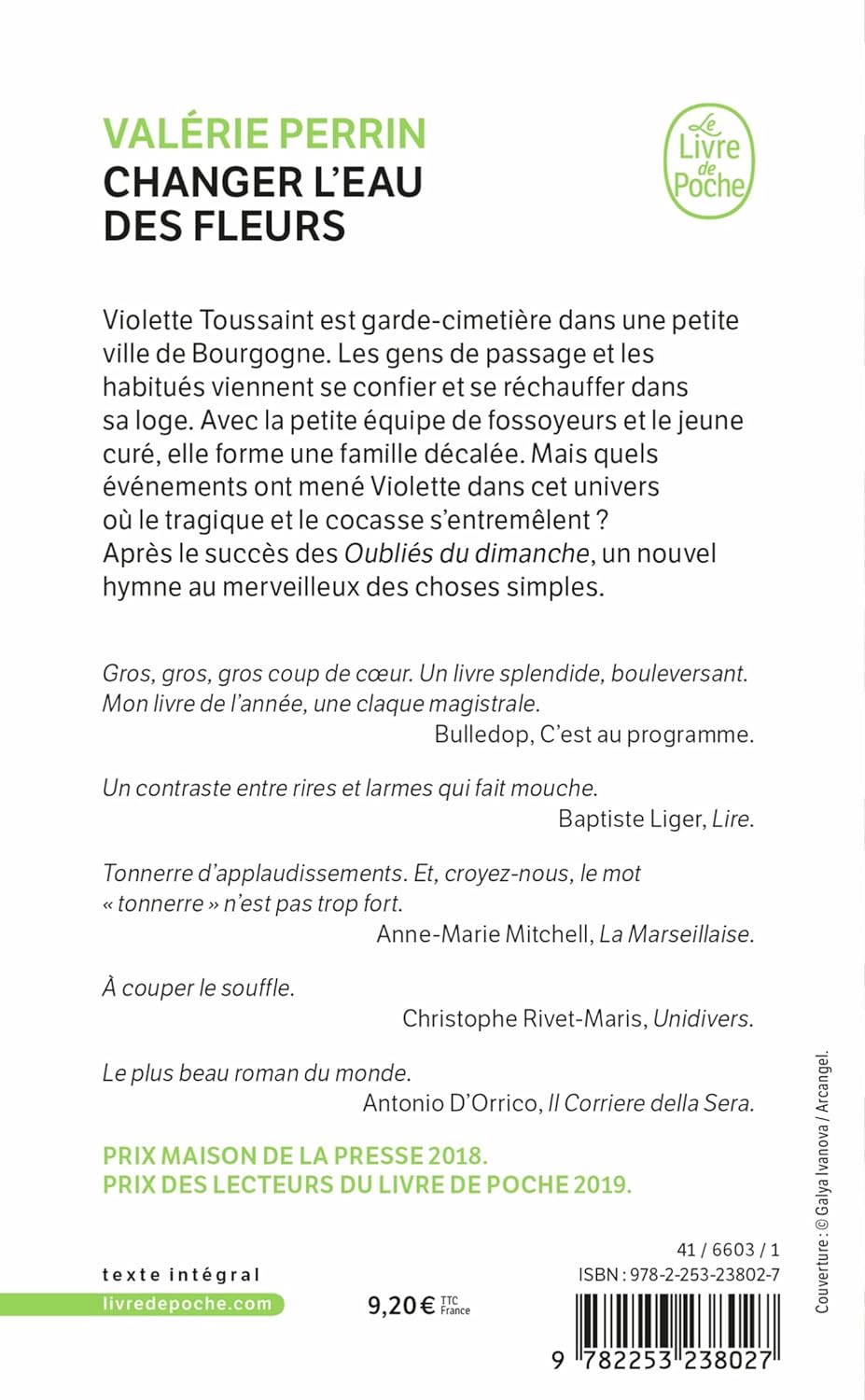 Changer L'eau des Fleurs - Valerie Perrin