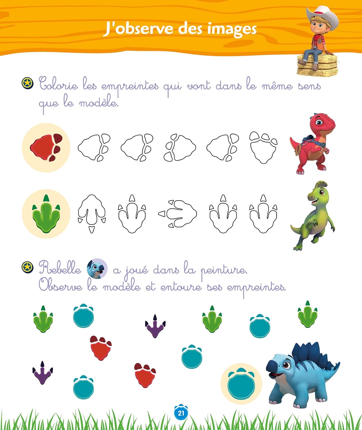 DINO RANCH - J'APPRENDS LES GRANDES LETTRES - MOYENNE SECTION