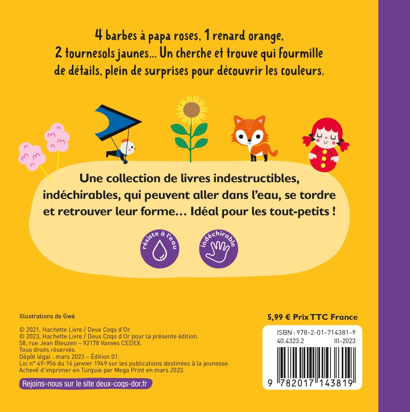 Un Livre Indestructible, Mon cherche et trouve des couleurs