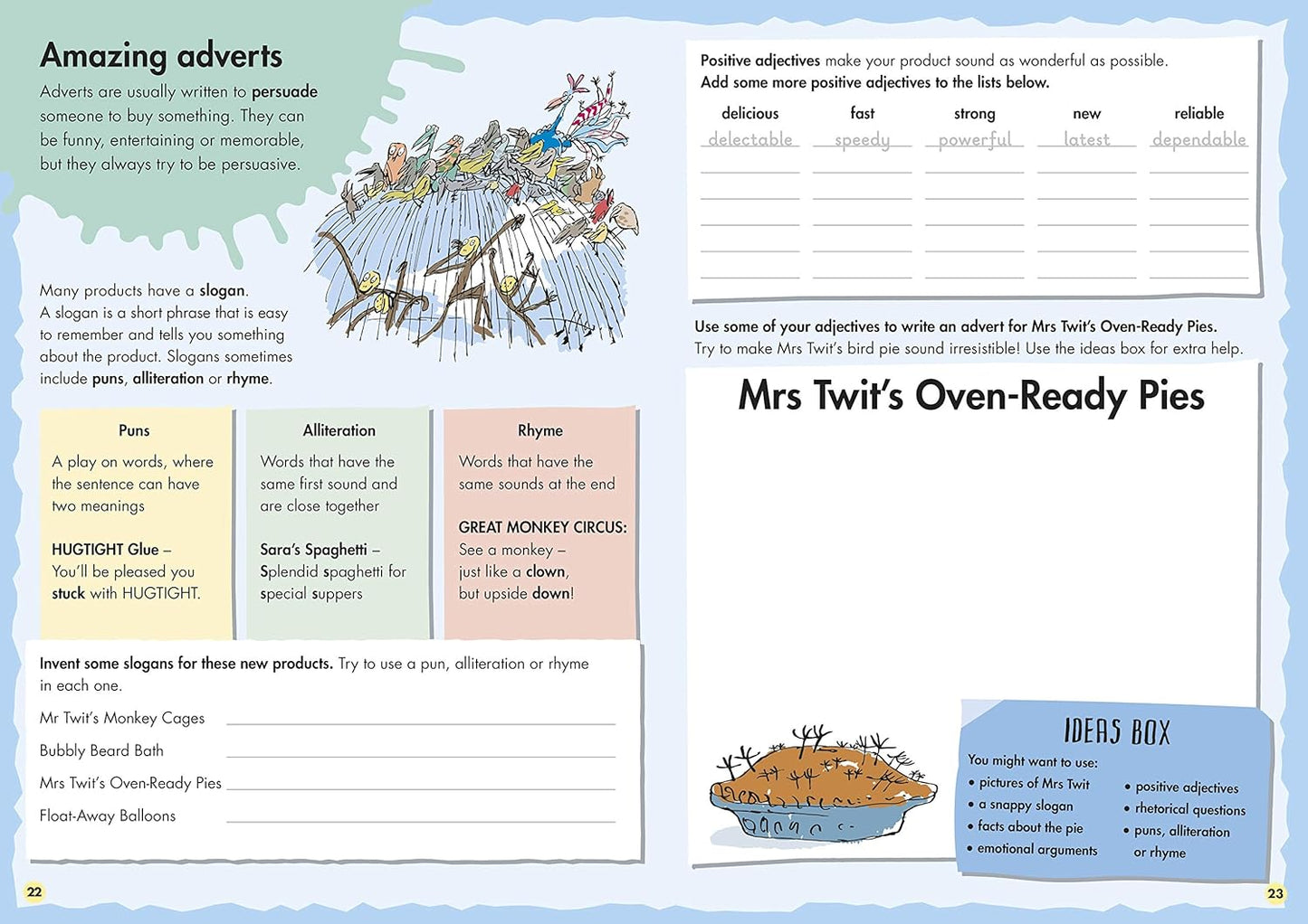 Roald Dahl Creative Writing with The Twits: Remarkable Reasons to Write
