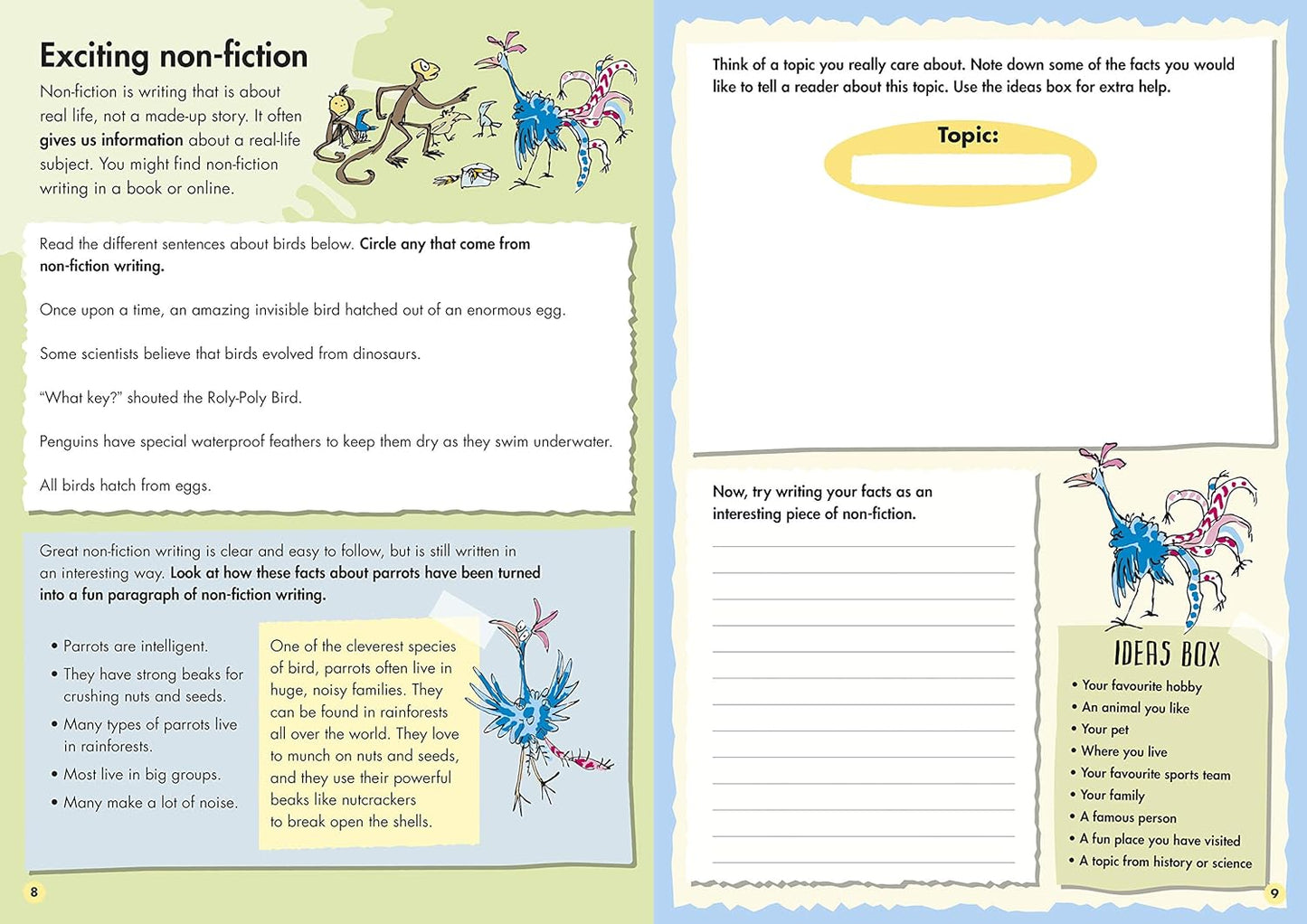 Roald Dahl Creative Writing with The Twits: Remarkable Reasons to Write