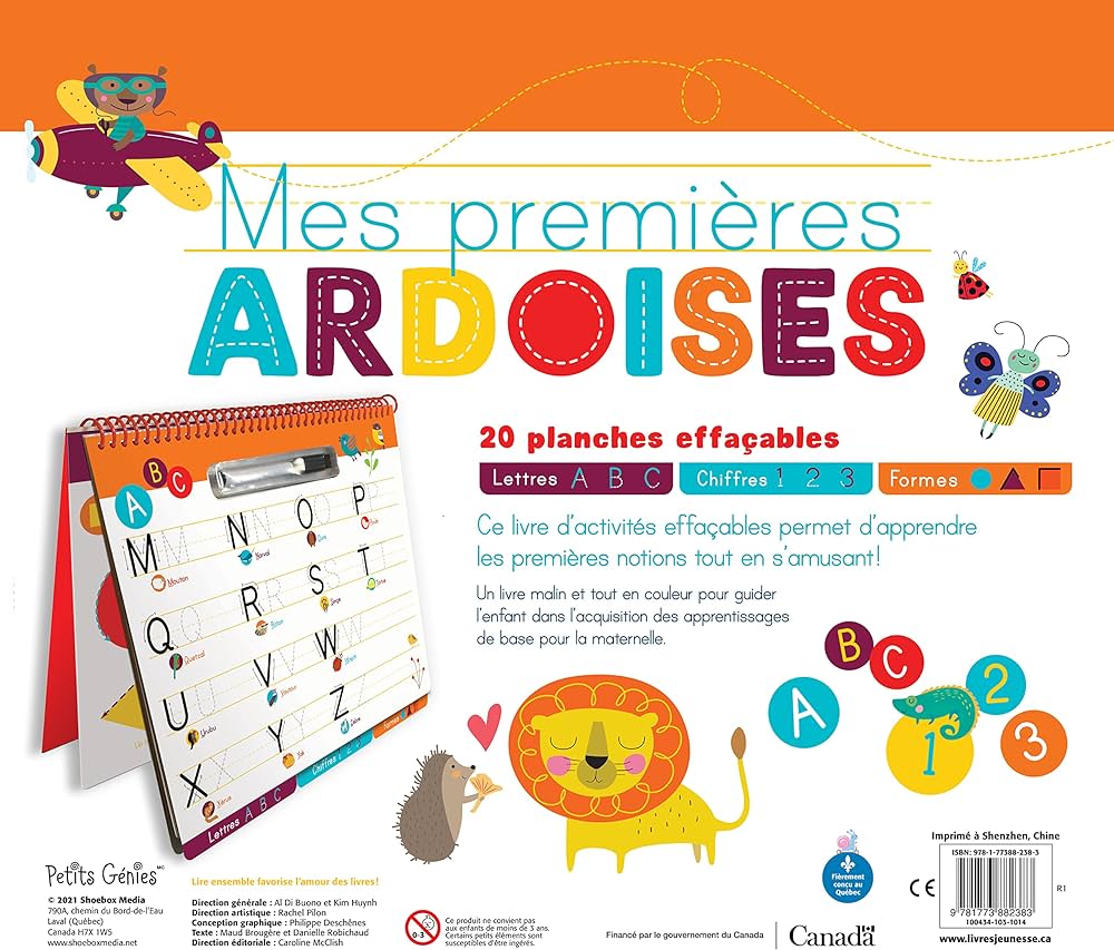 Mes Premieres Ardoises Pour La Maternelle- Shoebox