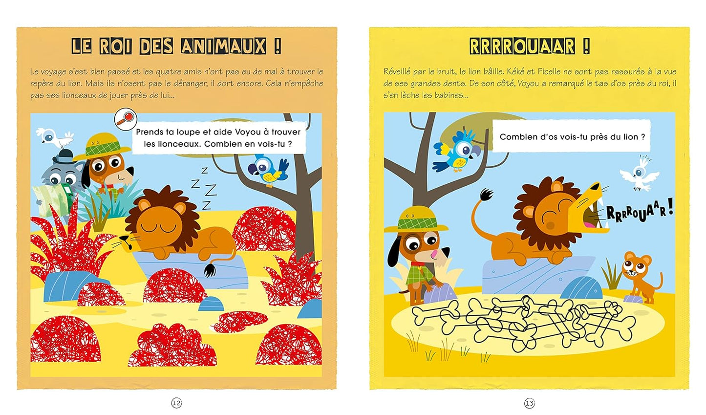LES PTITS SHERLOCK : MA TOUTE PREMIERE ENQUETE, Panique dans la savane!