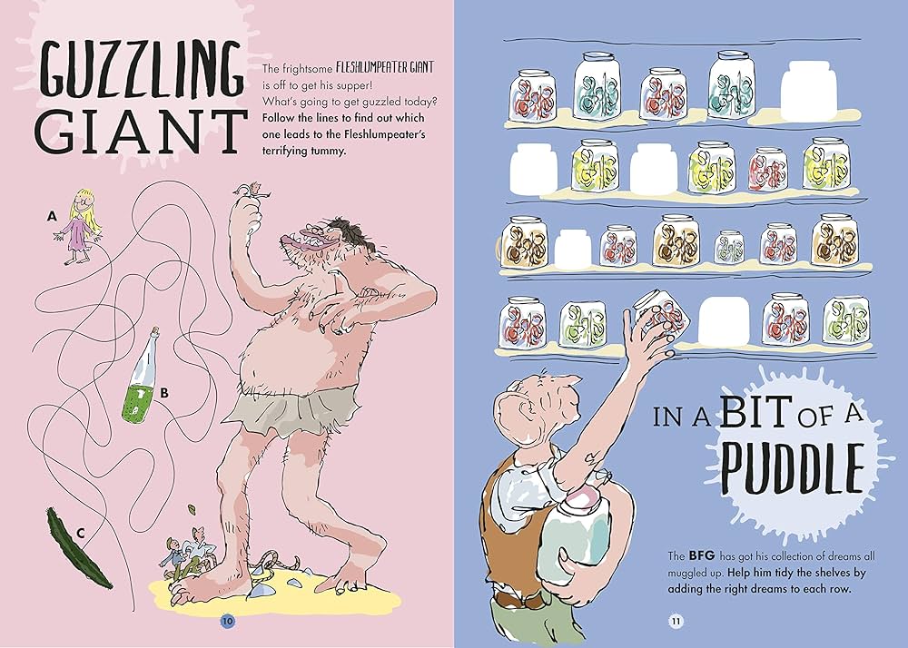 The BFG's Gloriumptious Sticker Activity Book