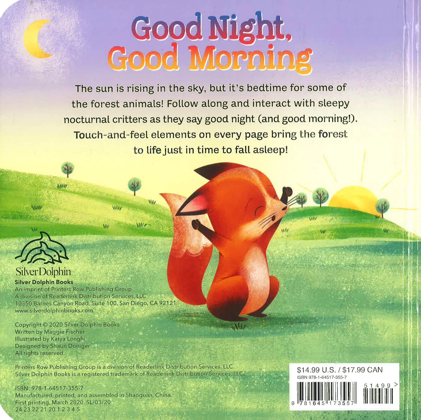 Touch and Feel Book - Good Night, Good Morning