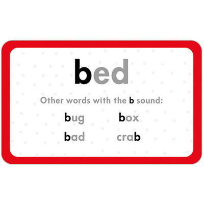 Ready, Set, Learn Letter Sounds Phonics Flashcards