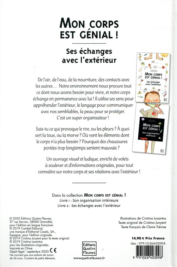 Editions Quatre Fleuve - Mon Corps est Genial Exterieur