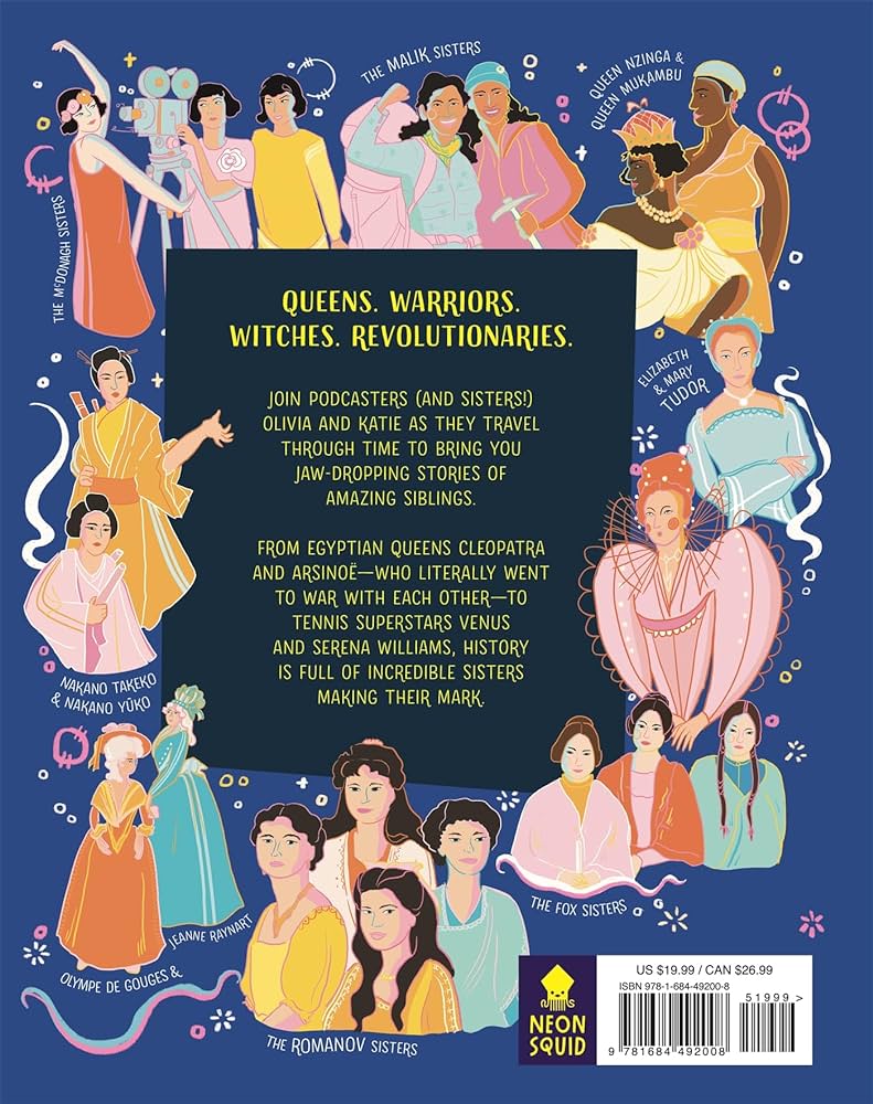 Priddy Books - The Book of Sisters: Biographies of Incredible Siblings Through History