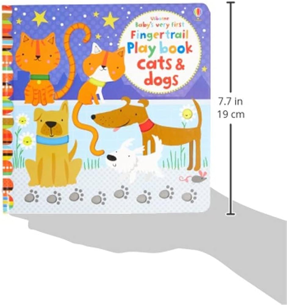 Baby's very first Fingertrail Playbook cats & dogs