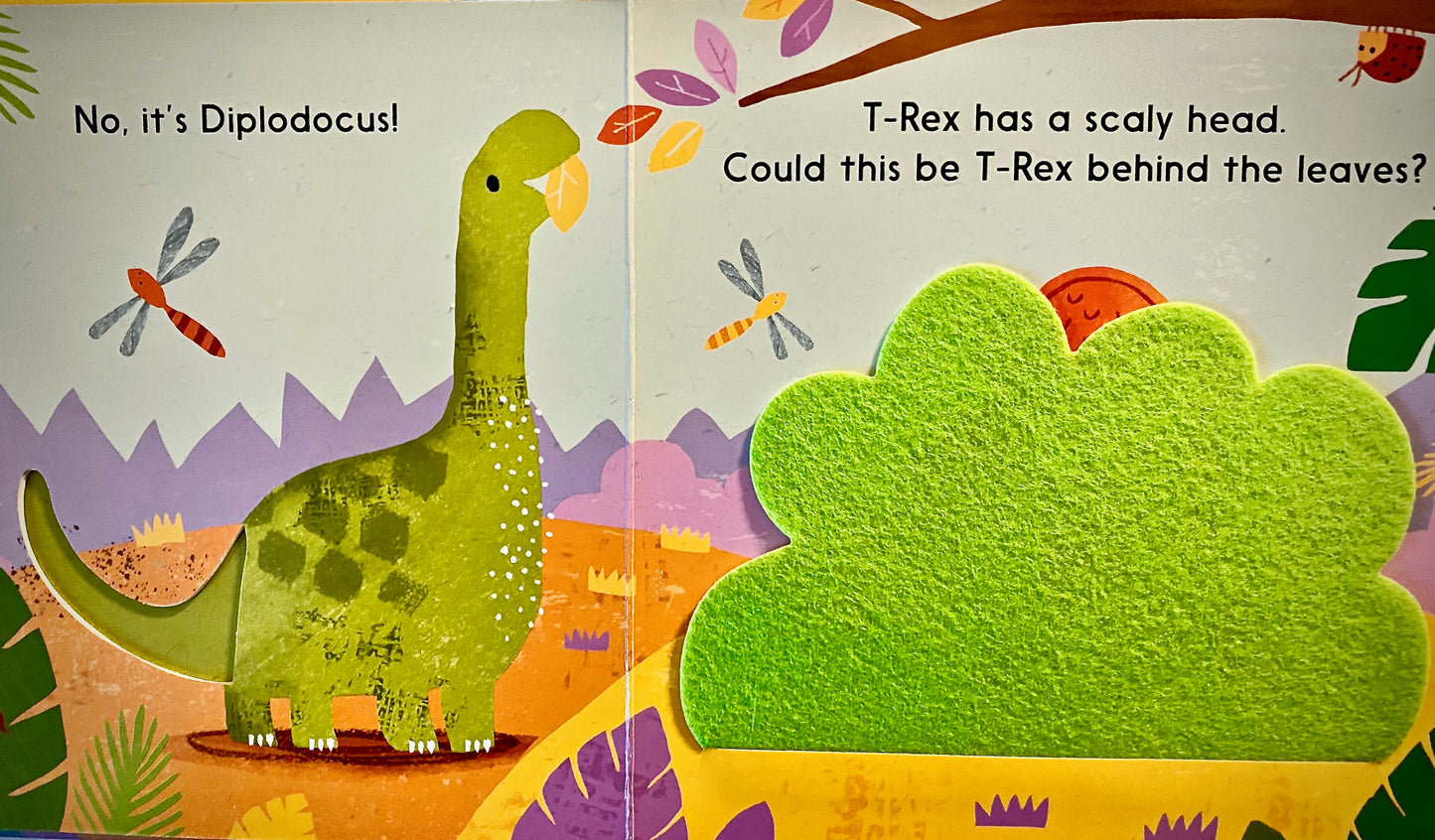 Touch and Feel/Lift The Flap - Lets Find The Dinosaur