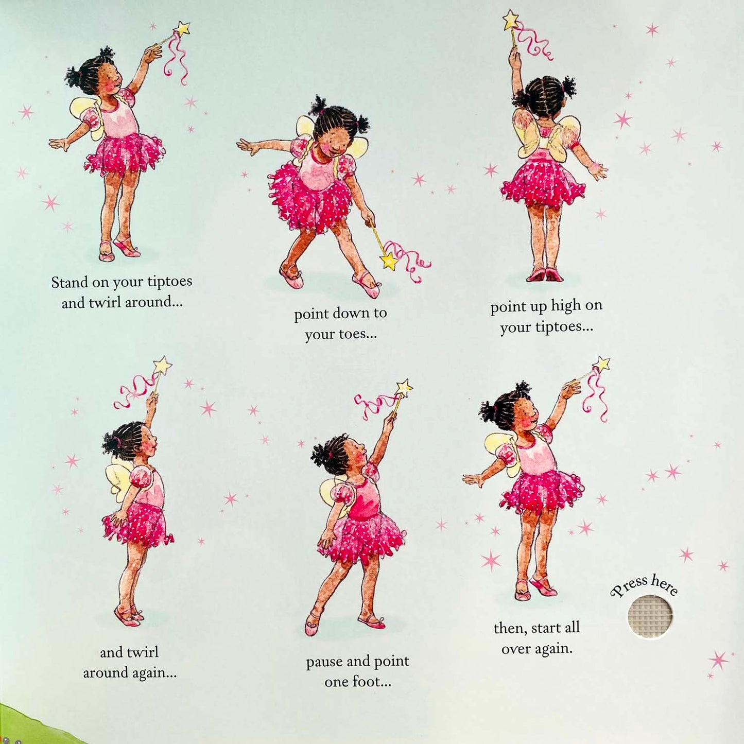 Little Ballerina Dancing Book