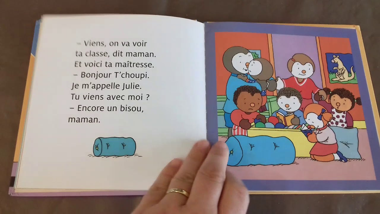 T'choupi rentre a l'ecole