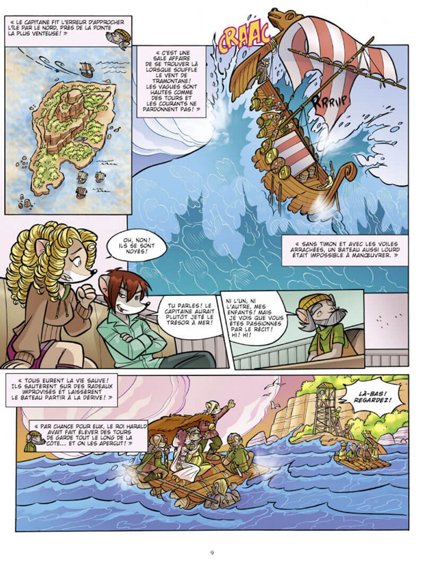 Glenat - Tea stilton - Le Tresor du bateau viking