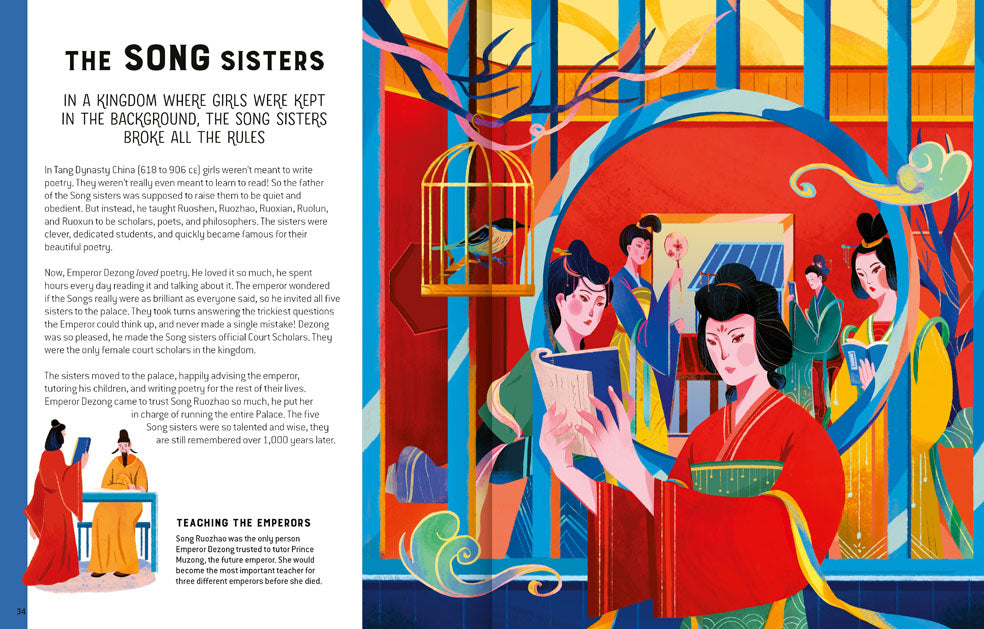 Priddy Books - The Book of Sisters: Biographies of Incredible Siblings Through History