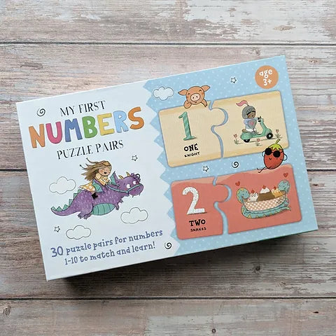 My First Numbers Puzzle Pairs 30 Puzzle MLBOX08