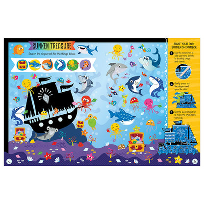 Scratch and Sparkle Sharks Activity Book