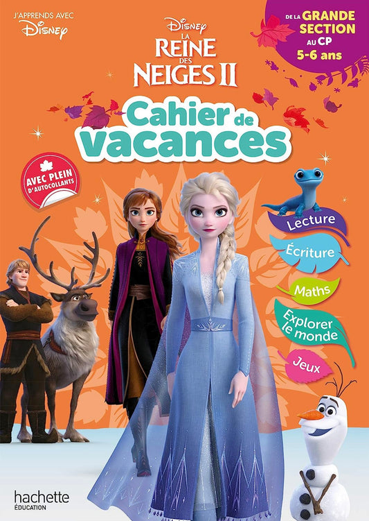 La Reine Des Neiges 2 - Cahier de vacances 5-6 ans