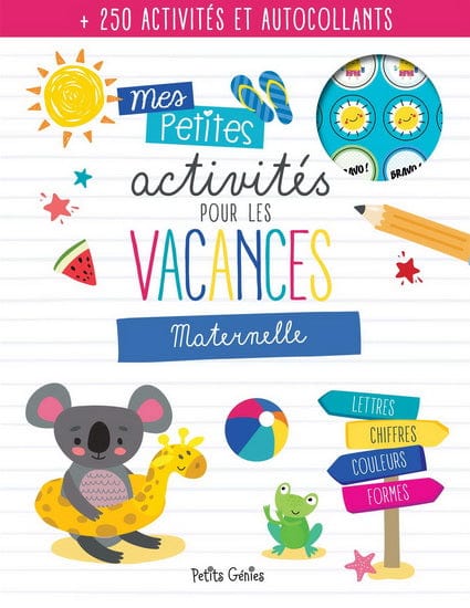 Mes Petites Activites De Vacances Pour La Maternelle