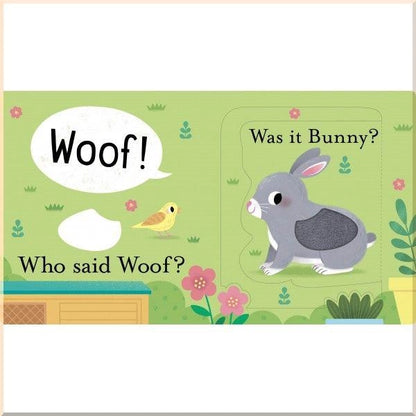 Lift The Flap/Touch and Feel Book - Who Said Woof