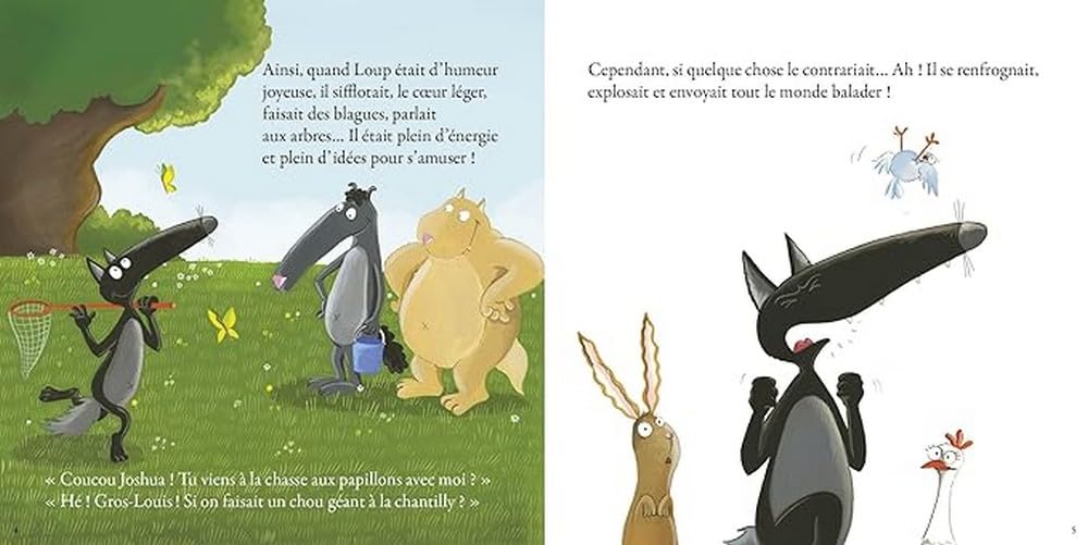 Le loup qui apprivoisait ses emotions