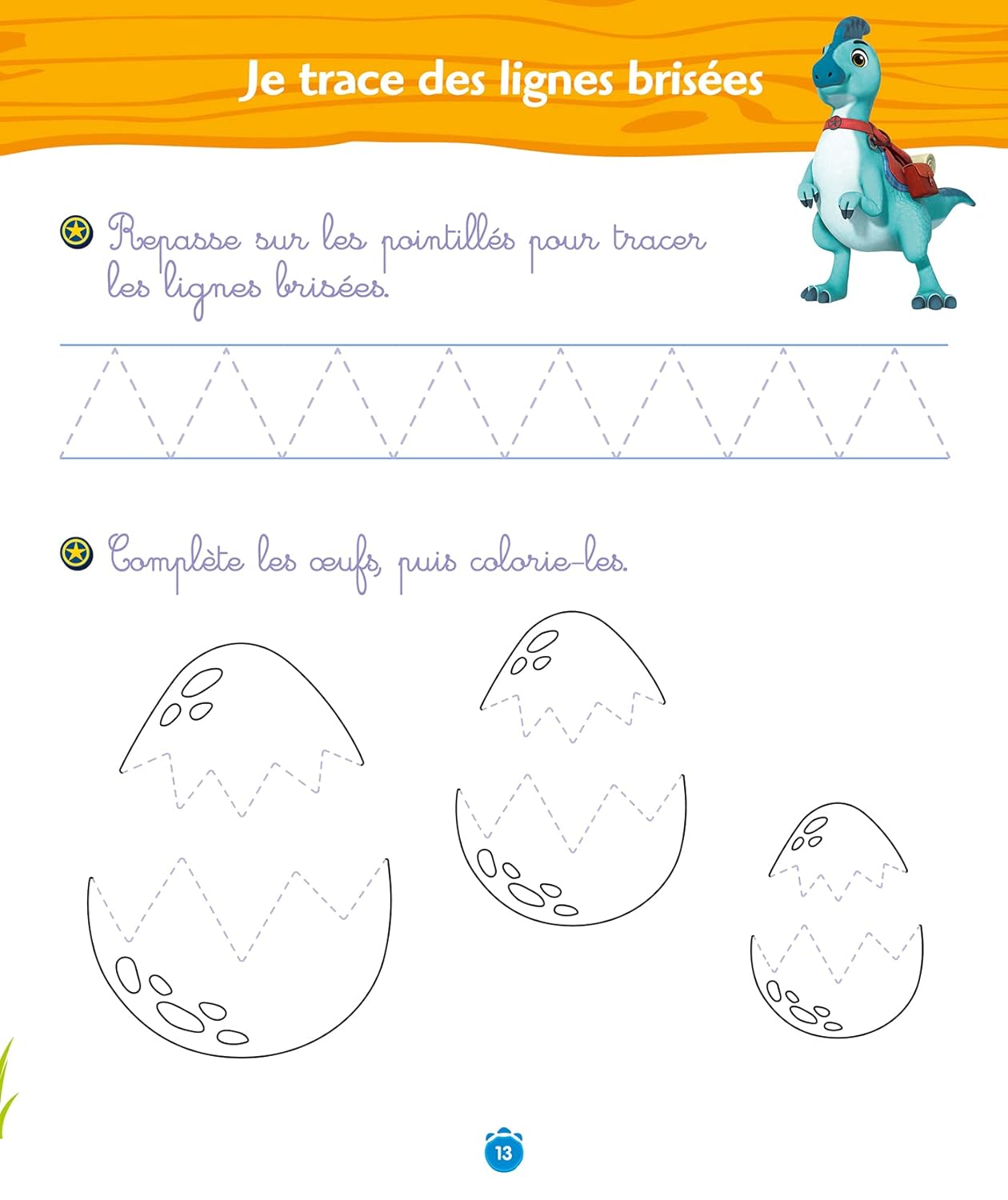 DINO RANCH - J'APPRENDS LES GRANDES LETTRES - MOYENNE SECTION