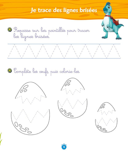 DINO RANCH - J'APPRENDS LES GRANDES LETTRES - MOYENNE SECTION