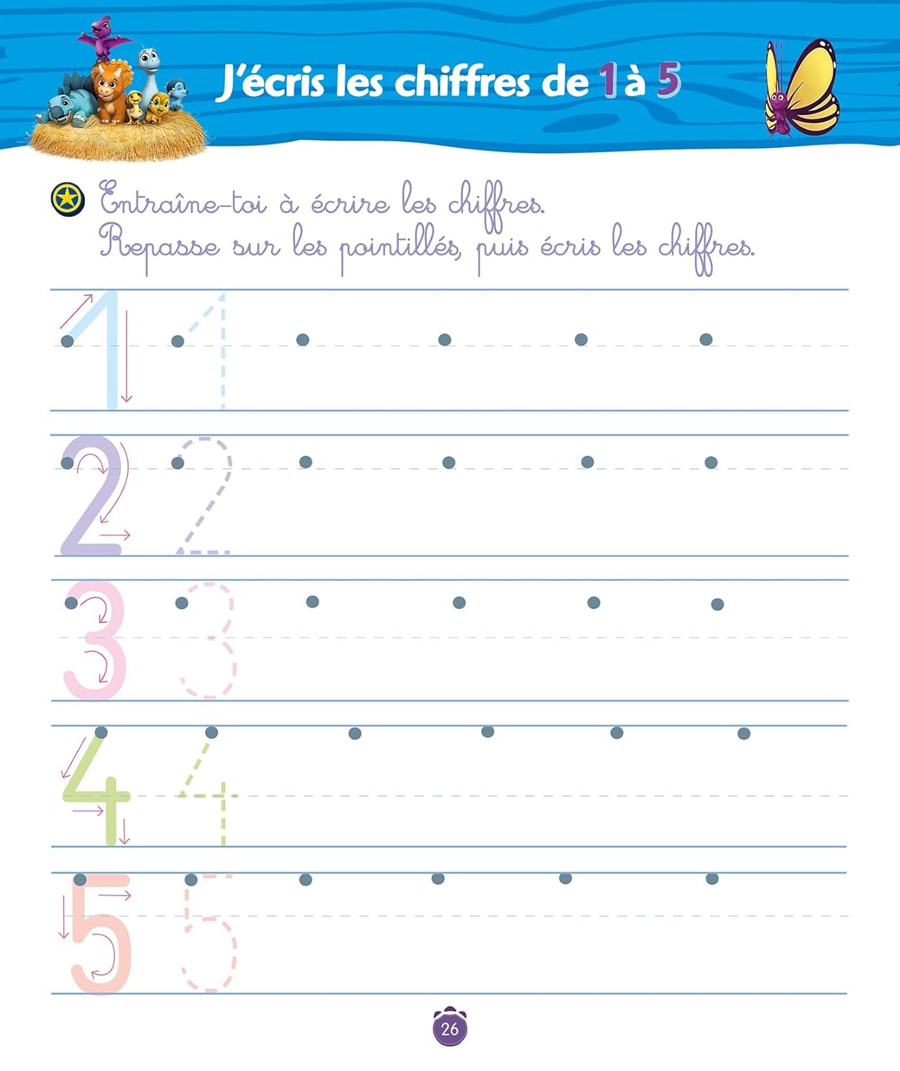 DINO RANCH - J'APPRENDS LES NOMBRES ET LES FORMES - GRANDE SECTION