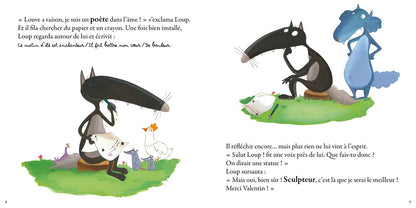 Le loup qui voulait etre un artiste