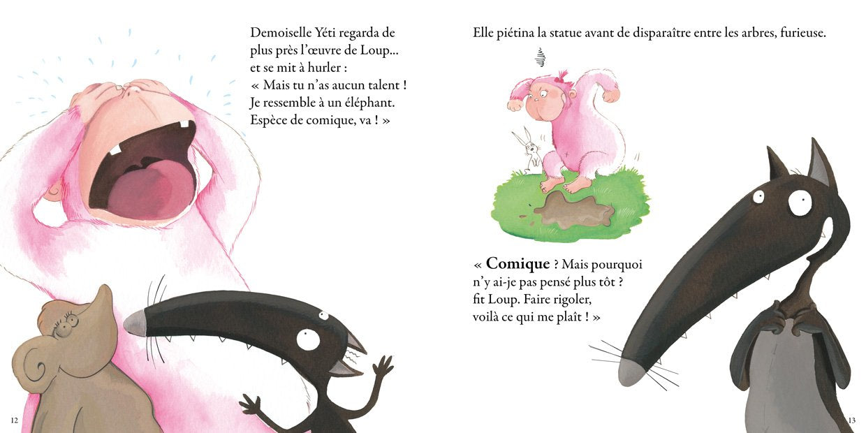 Le loup qui voulait etre un artiste