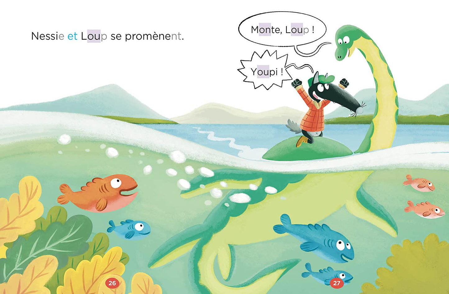 Mes lectures de 1re primaire avec Loup - Mysteres en Ecosse !