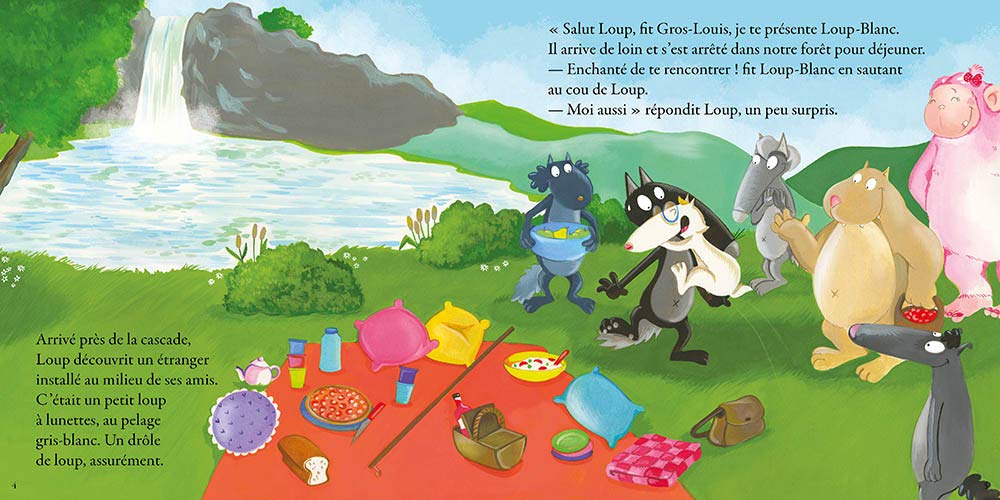 Le loup qui avait un nouvel ami