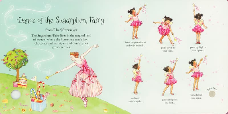 Little Ballerina Dancing Book