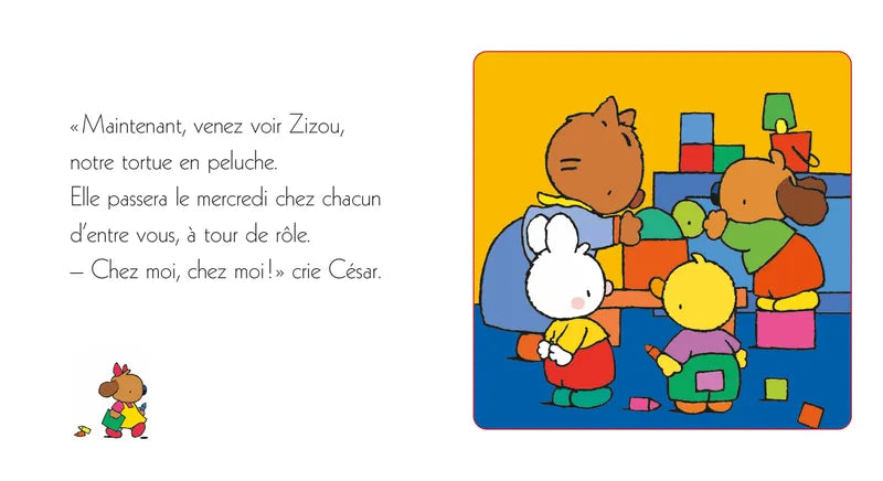Un Livre Indestructible - Petit Lapin Blanc a la maternelle
