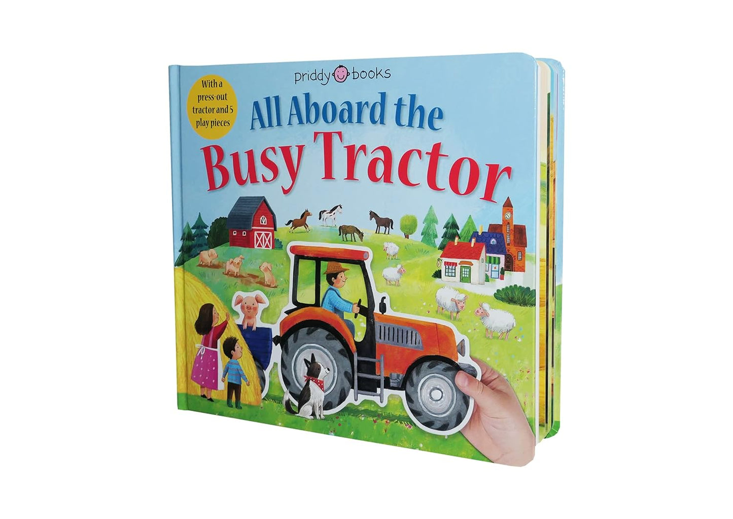 Priddy Books - Slide Through: All Aboard the Busy Tractor
