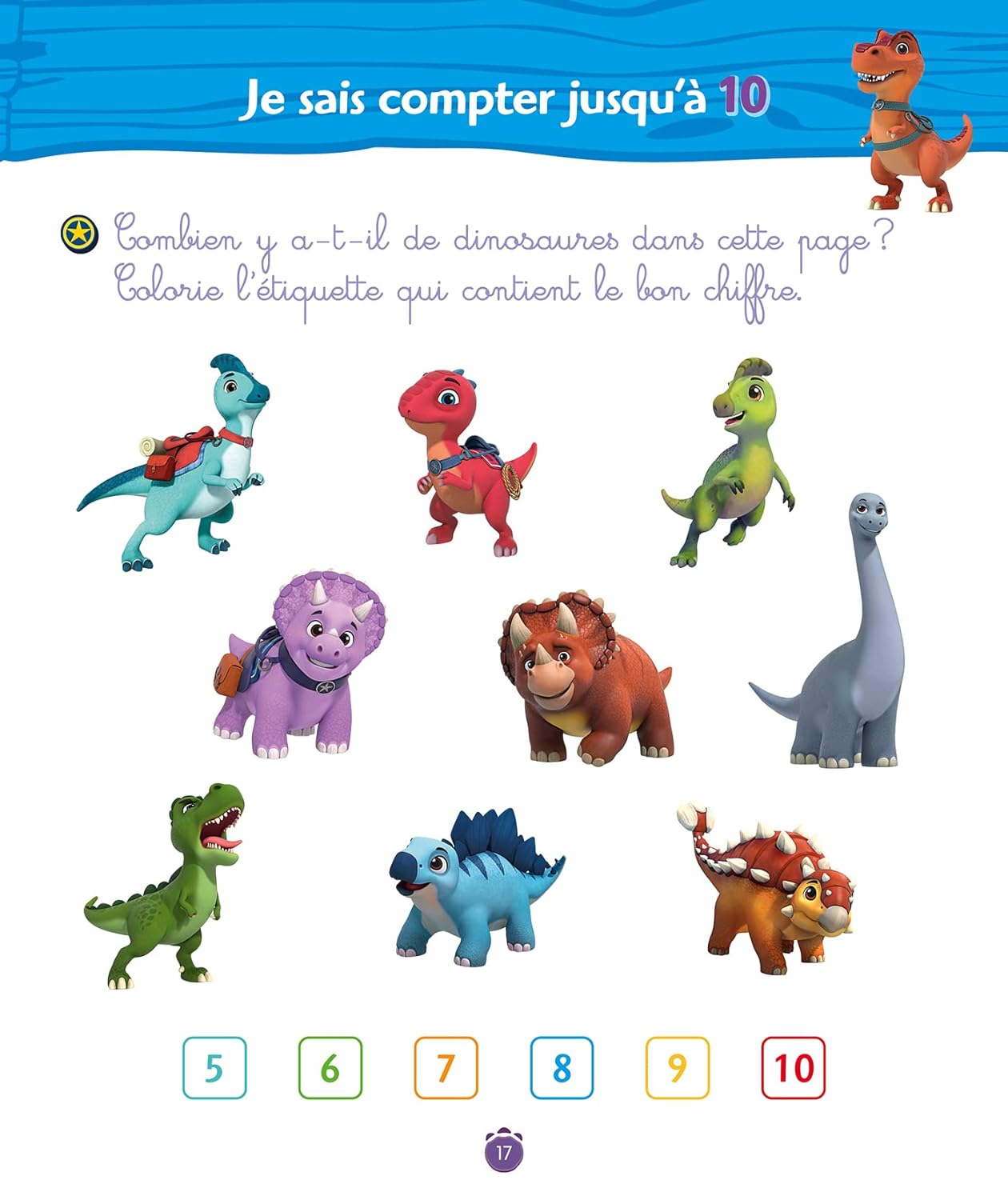 DINO RANCH - J'APPRENDS LES NOMBRES ET LES FORMES - GRANDE SECTION