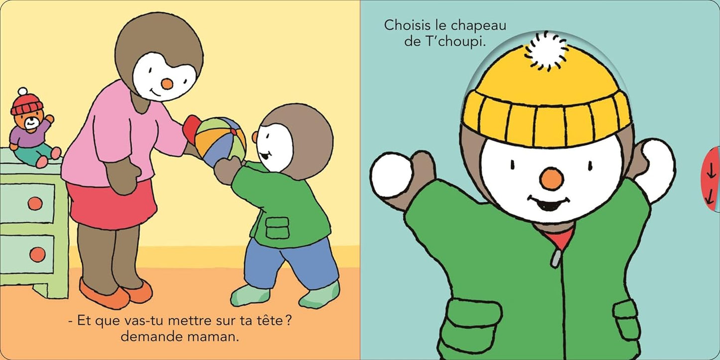 T'choupi s'habille comme un grand