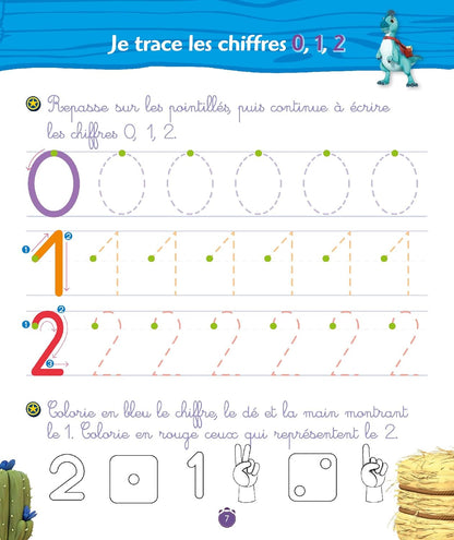 DINO RANCH - J'APPRENDS LES PREMIERS NOMBRES - MOYENNE SECTION