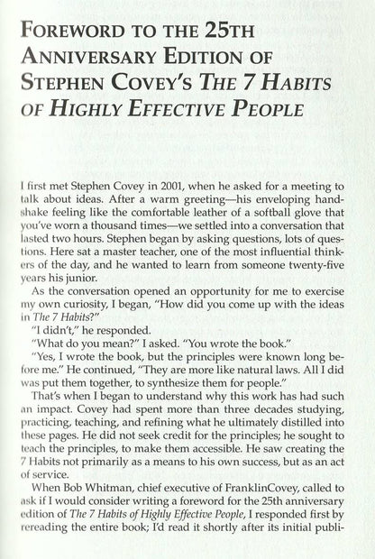 The 7 Habits of Highly effective People